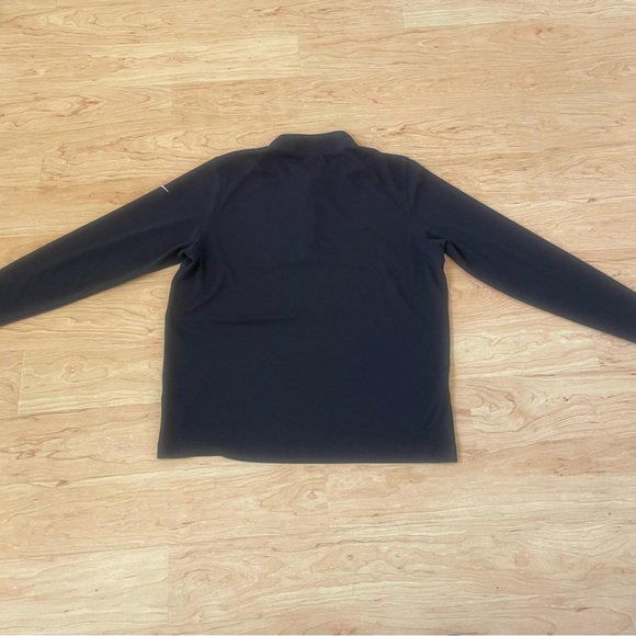 Nike Men's Black Victory Dri-FIT Half-Zip Golf Shirt - Picture 3 of 5